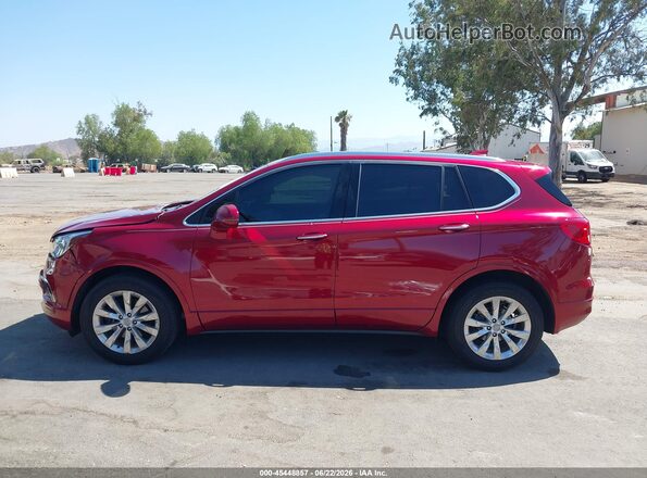 LRBFXBSA6HD242091 2017 BUICK ENVISION Red 360 interior view