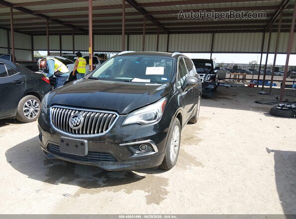 LRBFXBSA8HD004355 2017 BUICK ENVISION Black Front left