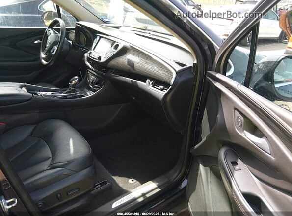 LRBFXBSA8HD004355 2017 BUICK ENVISION Black Front interior view