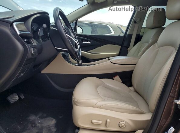 LRBFXBSA8LD128974 2020 BUICK ENVISION Brown წინა სალონის ხედი