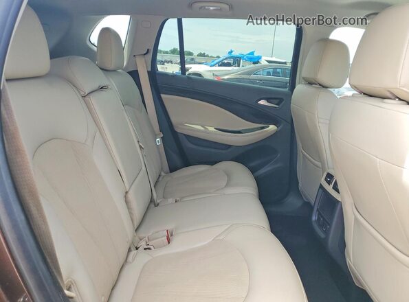 LRBFXBSA8LD128974 2020 BUICK ENVISION Brown უკანა სალონის ხედი