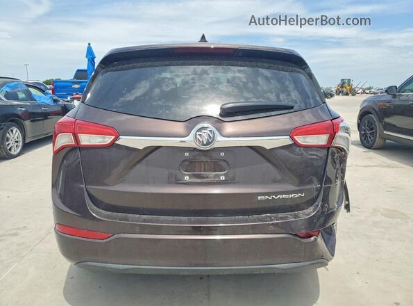 LRBFXBSA8LD128974 2020 BUICK ENVISION Brown უკანა ხედი