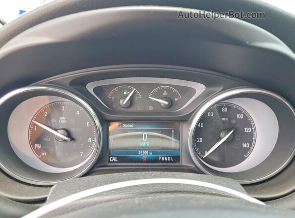 LRBFXBSA8LD128974 2020 BUICK ENVISION Brown ხელსაწყოთა პანელის ხედი