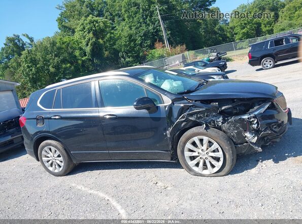 LRBFXBSA9HD154345 2017 BUICK ENVISION Black უკანა სალონის ხედი