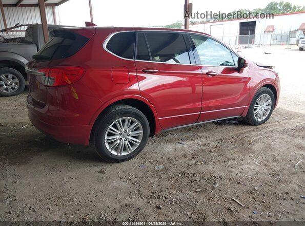 LRBFXBSA9JD008694 2018 BUICK ENVISION Red Rear right