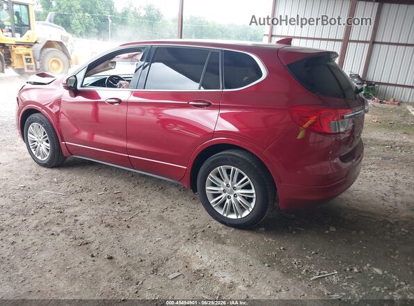 LRBFXBSA9JD008694 2018 BUICK ENVISION Red Rear left
