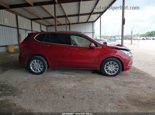 LRBFXBSA9JD008694 2018 BUICK ENVISION Red Rear interior view