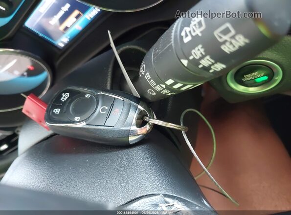 LRBFXBSA9JD008694 2018 BUICK ENVISION Red Dashboard view