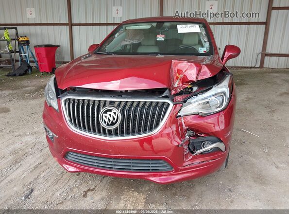 LRBFXBSA9JD008694 2018 BUICK ENVISION Red Front view
