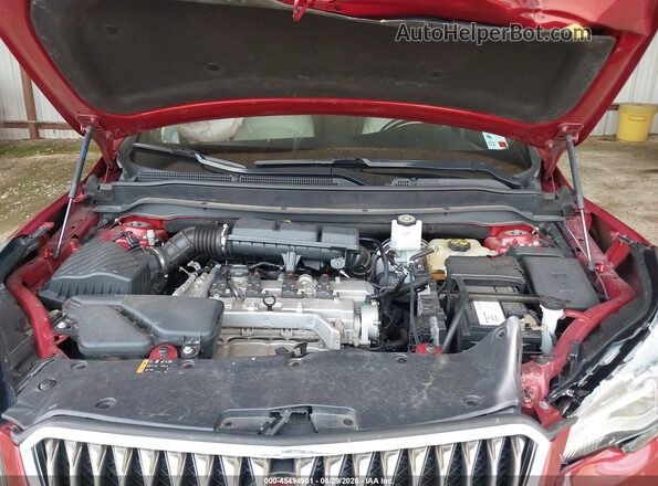 LRBFXBSA9JD008694 2018 BUICK ENVISION Red Rear view