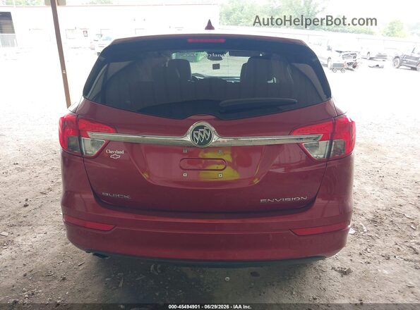LRBFXBSA9JD008694 2018 BUICK ENVISION Red 