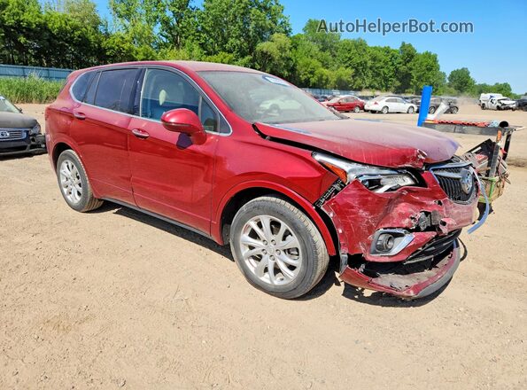LRBFXBSA9KD058125 2019 BUICK ENVISION Red Front right