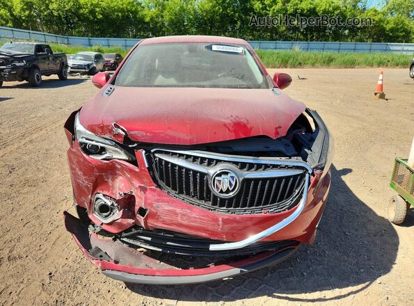 LRBFXBSA9KD058125 2019 BUICK ENVISION Red Front view