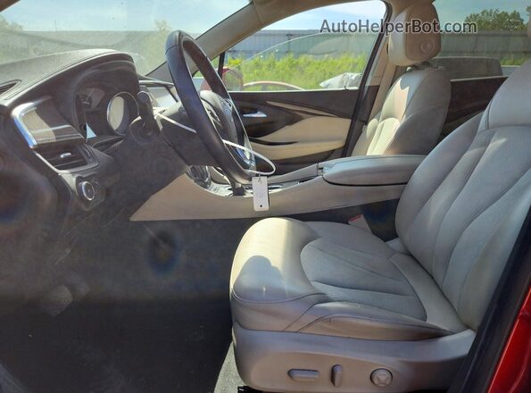 LRBFXBSA9KD058125 2019 BUICK ENVISION Red Front interior view