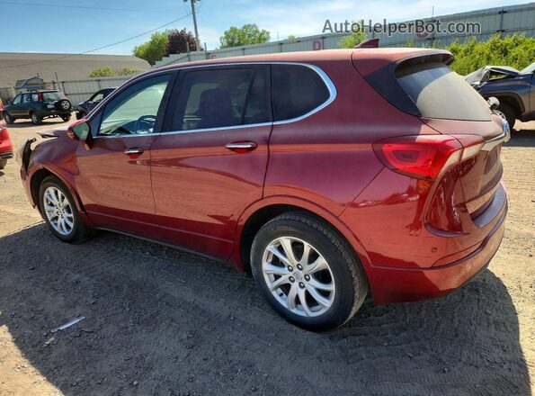 LRBFXBSA9KD058125 2019 BUICK ENVISION Red Rear left