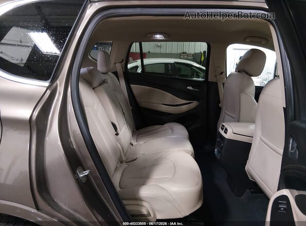 LRBFXBSAXHD003000 2017 BUICK ENVISION Brown VIN sticker view