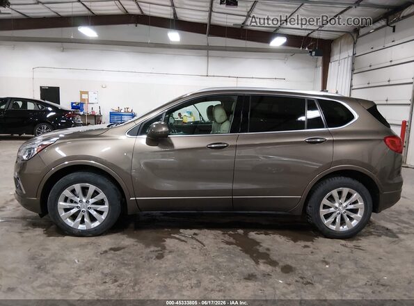 LRBFXBSAXHD003000 2017 BUICK ENVISION Brown 360 interior view