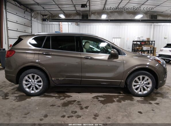 LRBFXBSAXHD003000 2017 BUICK ENVISION Brown Rear interior view