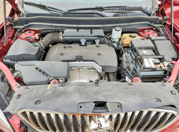 LRBFXBSAXHD073516 2017 BUICK ENVISION Burgundy Vista interior trasera