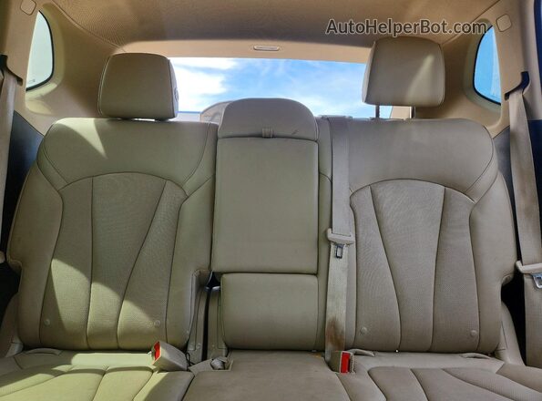 LRBFXBSAXHD125176 2017 BUICK ENVISION Black Rear seats view