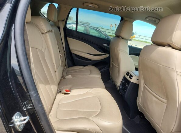 LRBFXBSAXHD125176 2017 BUICK ENVISION Black Rear interior view