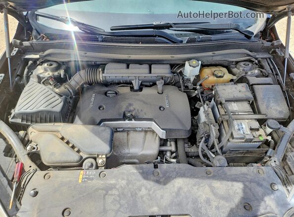 LRBFXBSAXHD125176 2017 BUICK ENVISION Black Engine compartment view