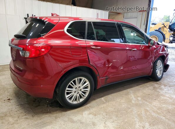 LRBFXCSA0JD004765 2018 BUICK ENVISION Maroon Задня права чверть