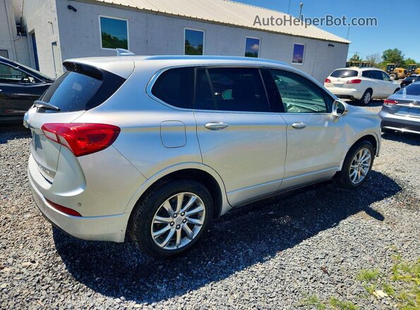 LRBFXCSA0KD002578 2019 BUICK ENVISION Silver Trasero derecho