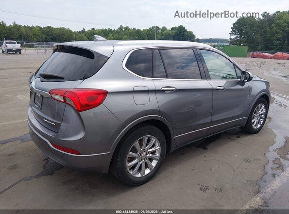 LRBFXCSA0KD025956 2019 BUICK ENVISION Silver Задня права чверть