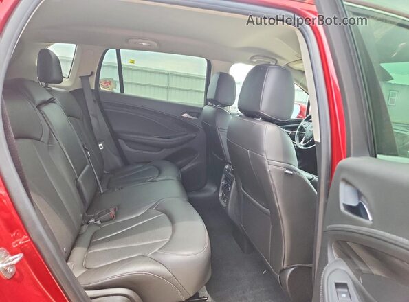 LRBFXCSA0LD112550 2020 BUICK ENVISION Red Вид задніх сидінь