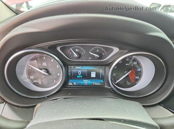 LRBFXCSA0LD112550 2020 BUICK ENVISION Red Вид щитка приладів