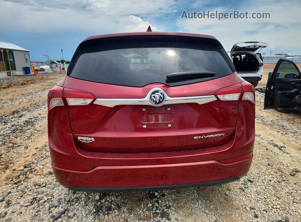 LRBFXCSA0LD112550 2020 BUICK ENVISION Red Вид ззаду