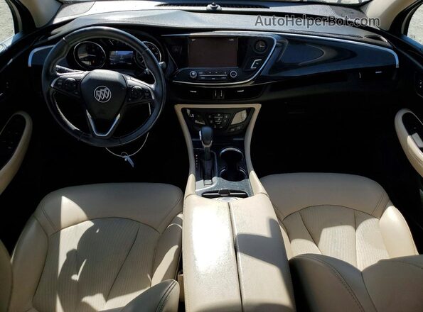 LRBFXCSA1HD241887 2017 BUICK ENVISION Tan Dashboard view