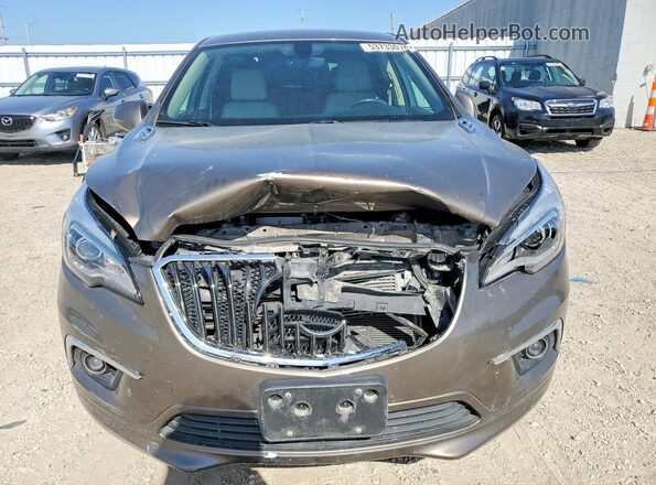 LRBFXCSA1HD241887 2017 BUICK ENVISION Tan Front view