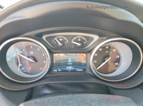 LRBFXCSA1HD241887 2017 BUICK ENVISION Tan Instrument cluster view