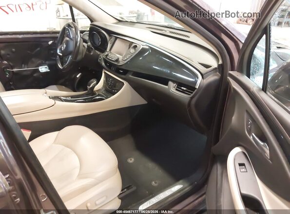 LRBFXCSA1JD004189 2018 BUICK ENVISION Purple Vista interior delantera