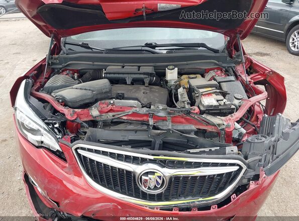 LRBFXCSA1LD124755 2020 BUICK ENVISION Maroon Հետևի տեսք