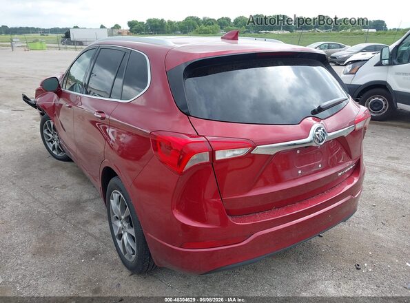 LRBFXCSA1LD124755 2020 BUICK ENVISION Maroon Հետևի ձախ