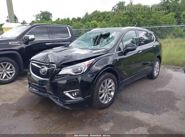 LRBFXCSA1LD229568 2020 BUICK ENVISION Black Front left