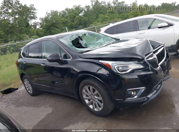 LRBFXCSA1LD229568 2020 BUICK ENVISION Black Rear interior view