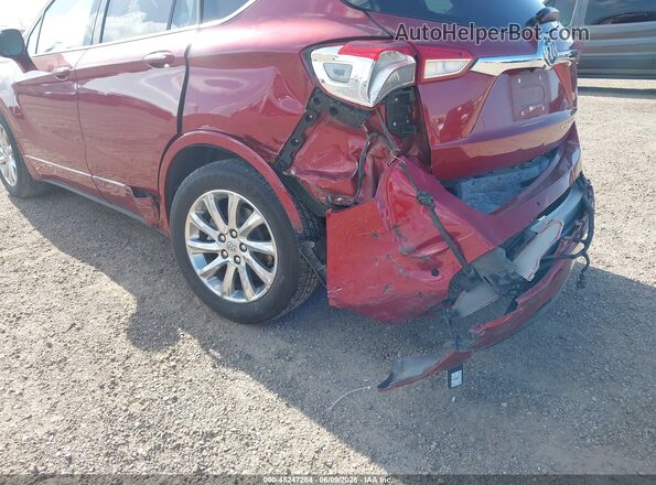 LRBFXCSA2KD000878 2019 BUICK ENVISION Burgundy Front view