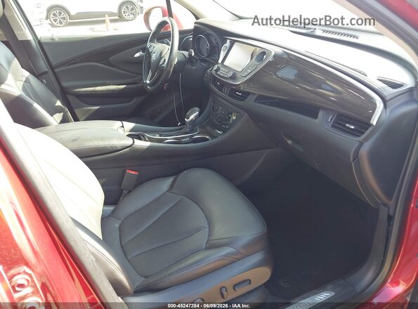 LRBFXCSA2KD000878 2019 BUICK ENVISION Burgundy Front interior view