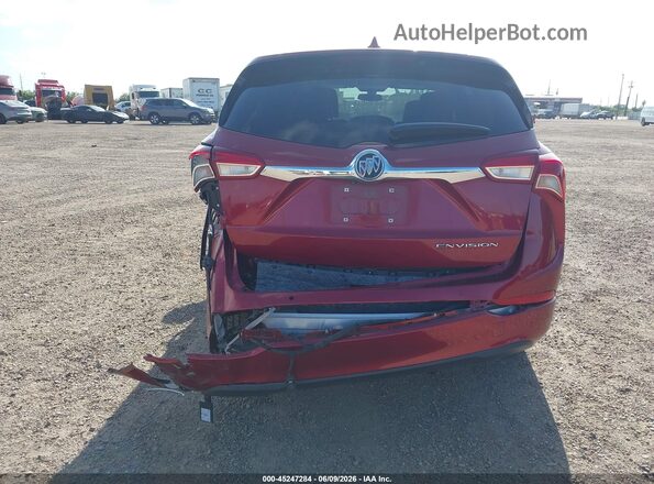 LRBFXCSA2KD000878 2019 BUICK ENVISION Burgundy 