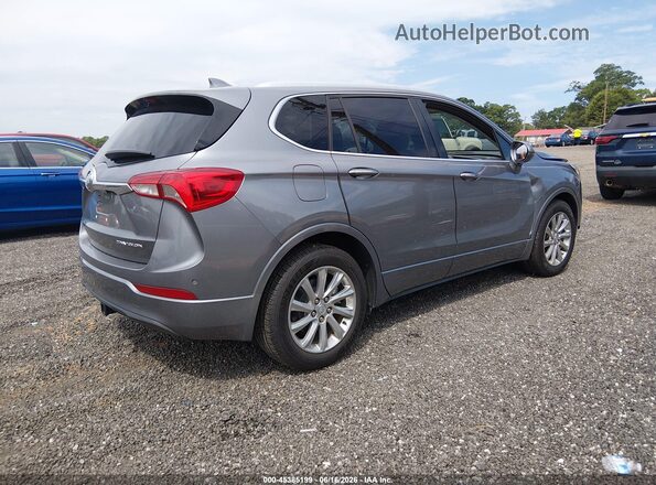 LRBFXCSA2KD009970 2019 BUICK ENVISION Gray Trasero derecho