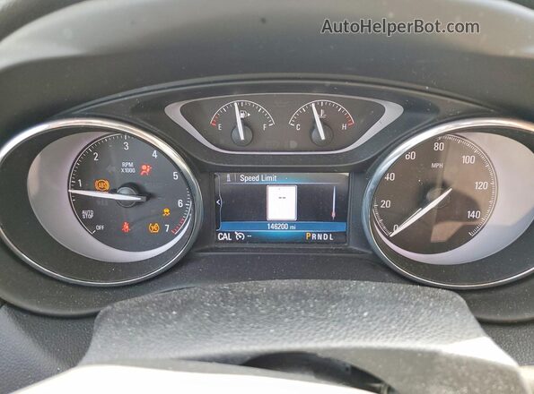 LRBFXCSA2KD014439 2019 BUICK ENVISION White Widok zestawu wskaźników