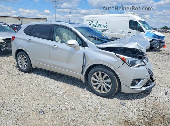 LRBFXCSA2KD019852 2019 BUICK ENVISION Silver Delantero derecho