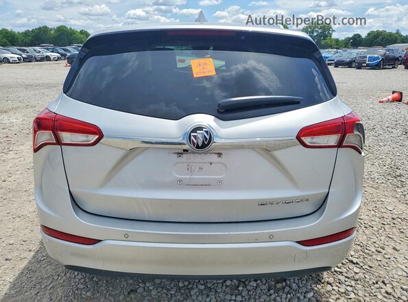 LRBFXCSA2KD019852 2019 BUICK ENVISION Silver Vista trasera
