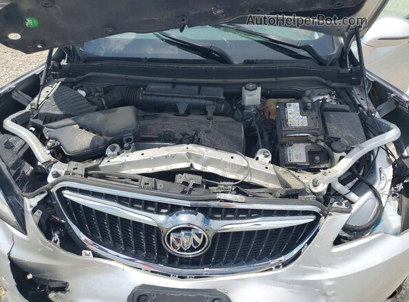 LRBFXCSA2KD019852 2019 BUICK ENVISION Silver Vista del compartimento del motor