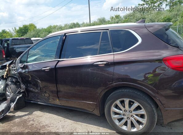 LRBFXCSA2LD111870 2020 BUICK ENVISION Burgundy Панорамний вид салону 360°