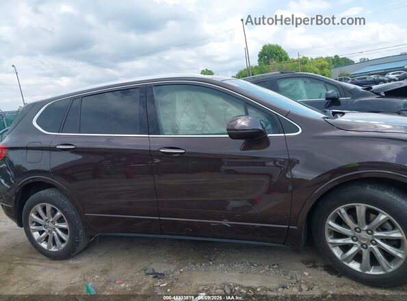 LRBFXCSA2LD111870 2020 BUICK ENVISION Burgundy Вид задньої частини салону